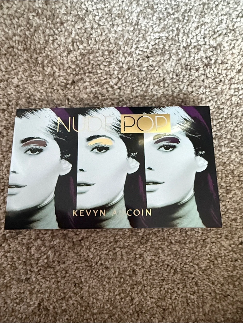 Kevyn Aucoin Nude Pop Eyeshadow Palette — Purple & Gold Accents